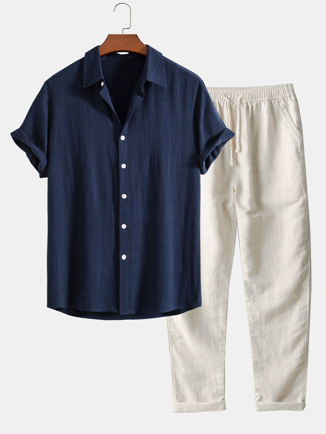 Ezra™ | Smart Summer Polo & Trousers Set