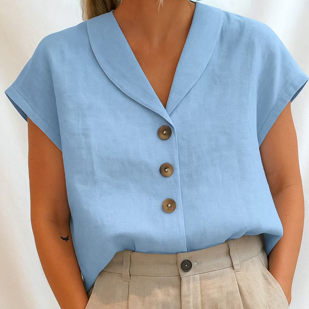 Lois™ | Elegant Solid Blouse