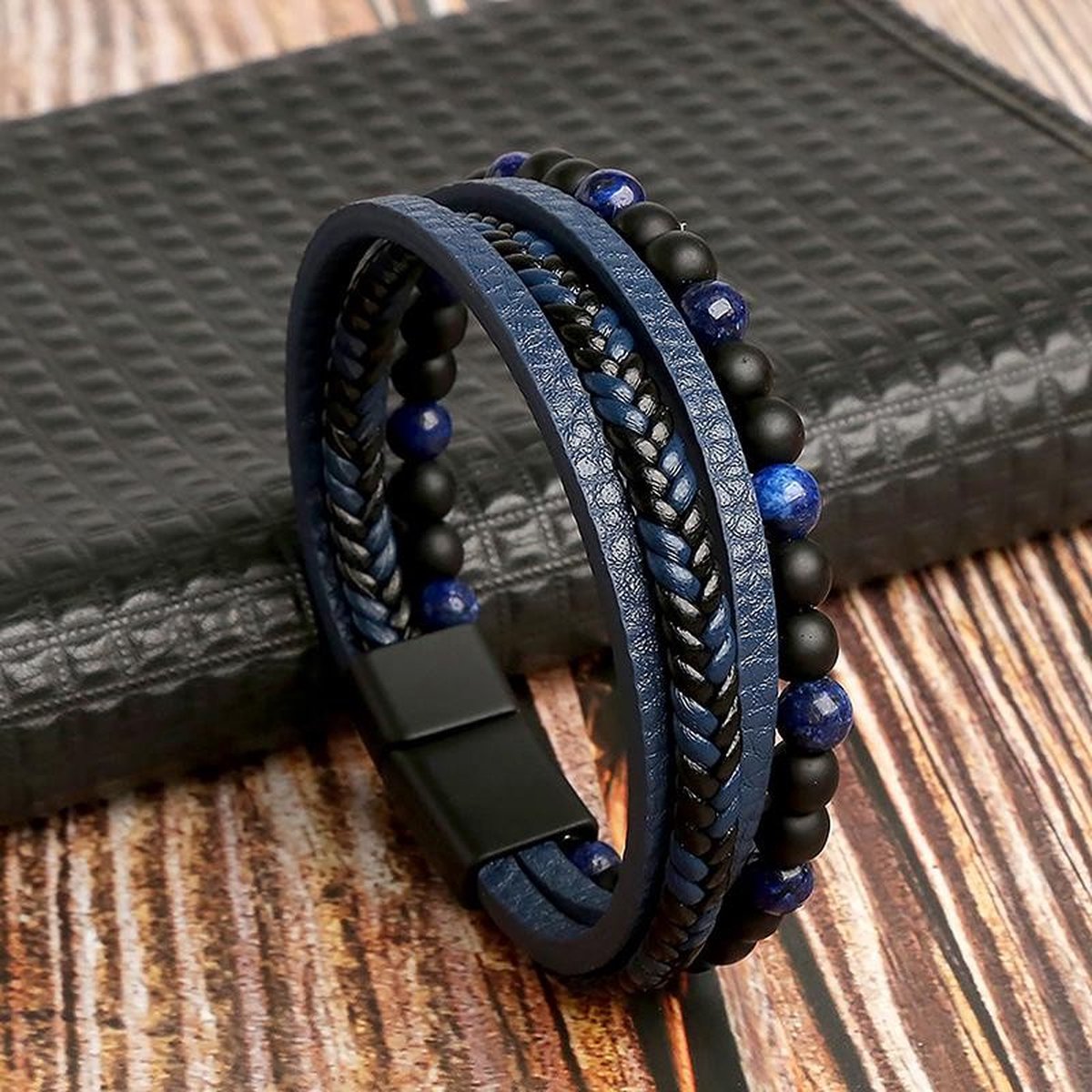 David™ | Premium Leather Bracelet Set