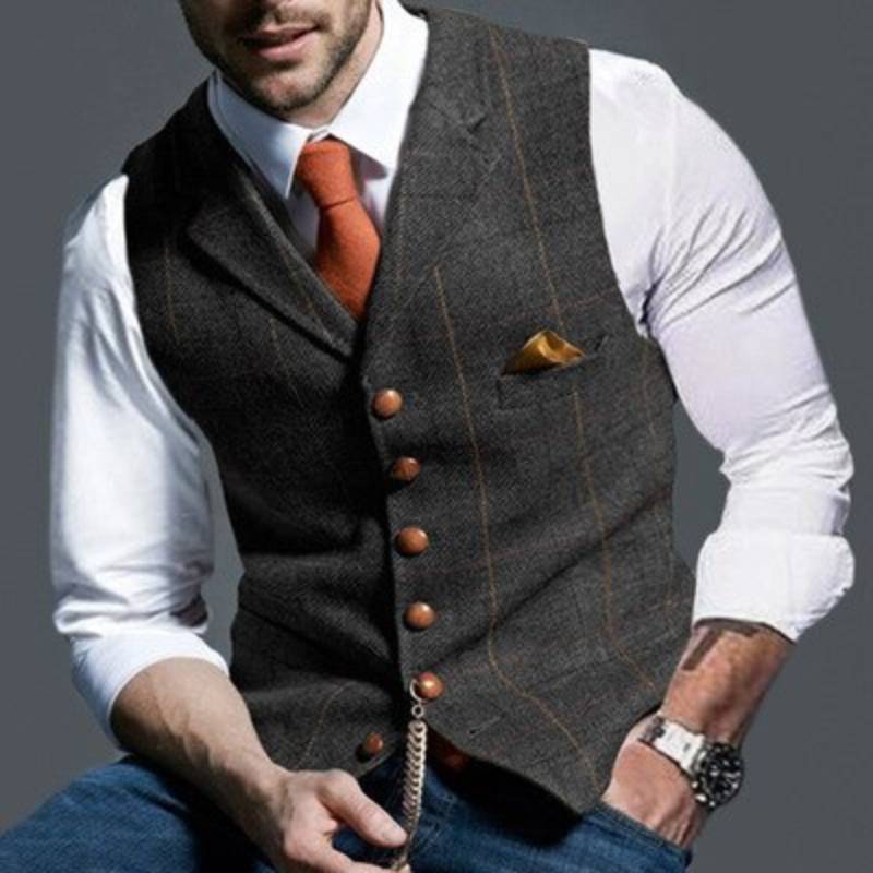 Daniel™ | Checkered Gilet for Men
