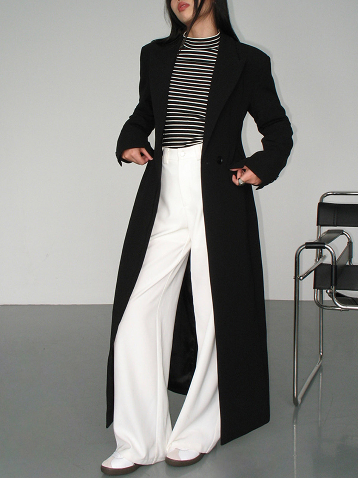 Lucy™ | Elegant Long Trench Coat