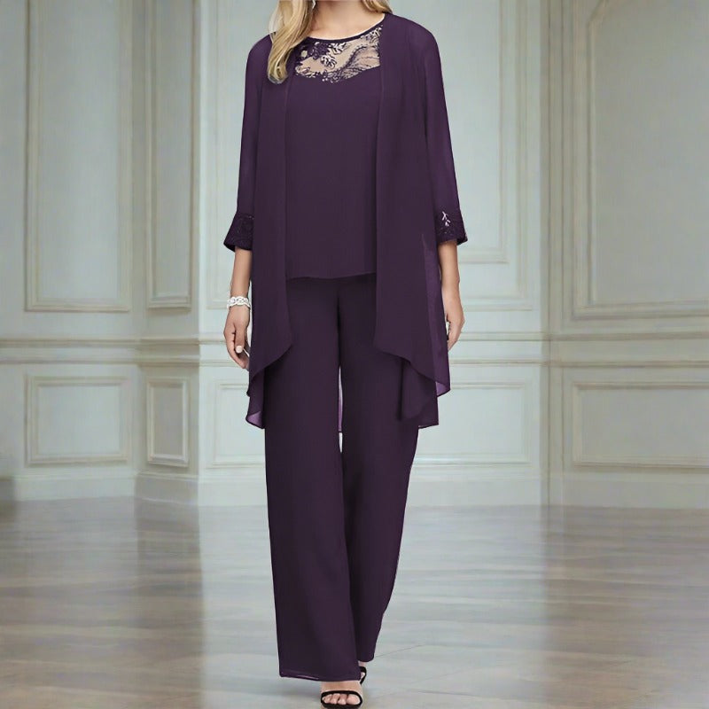 Emilia™ | Elegant Three-Piece Cotton Set
