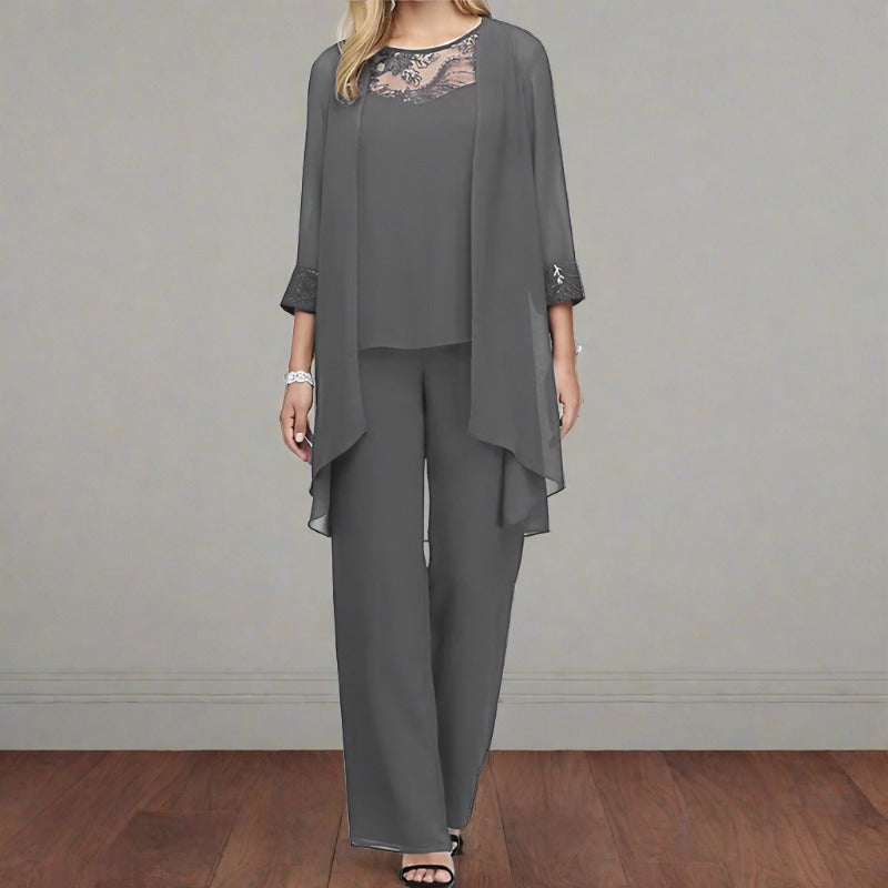 Emilia™ | Elegant Three-Piece Cotton Set