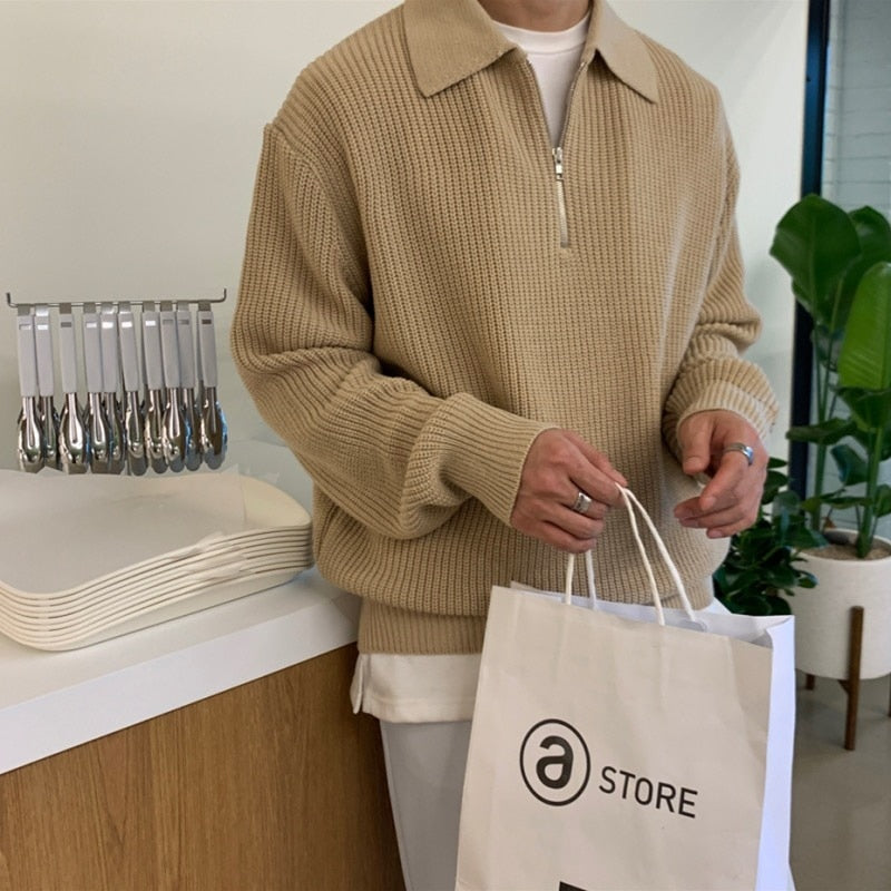 Michael™ | Sophisticated Half-Zip Sweater