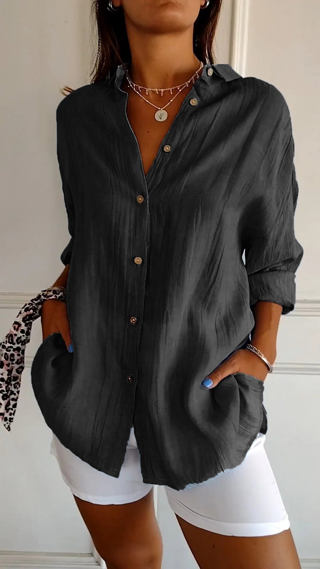 Madeline™ | Elegant Pleated Blouse