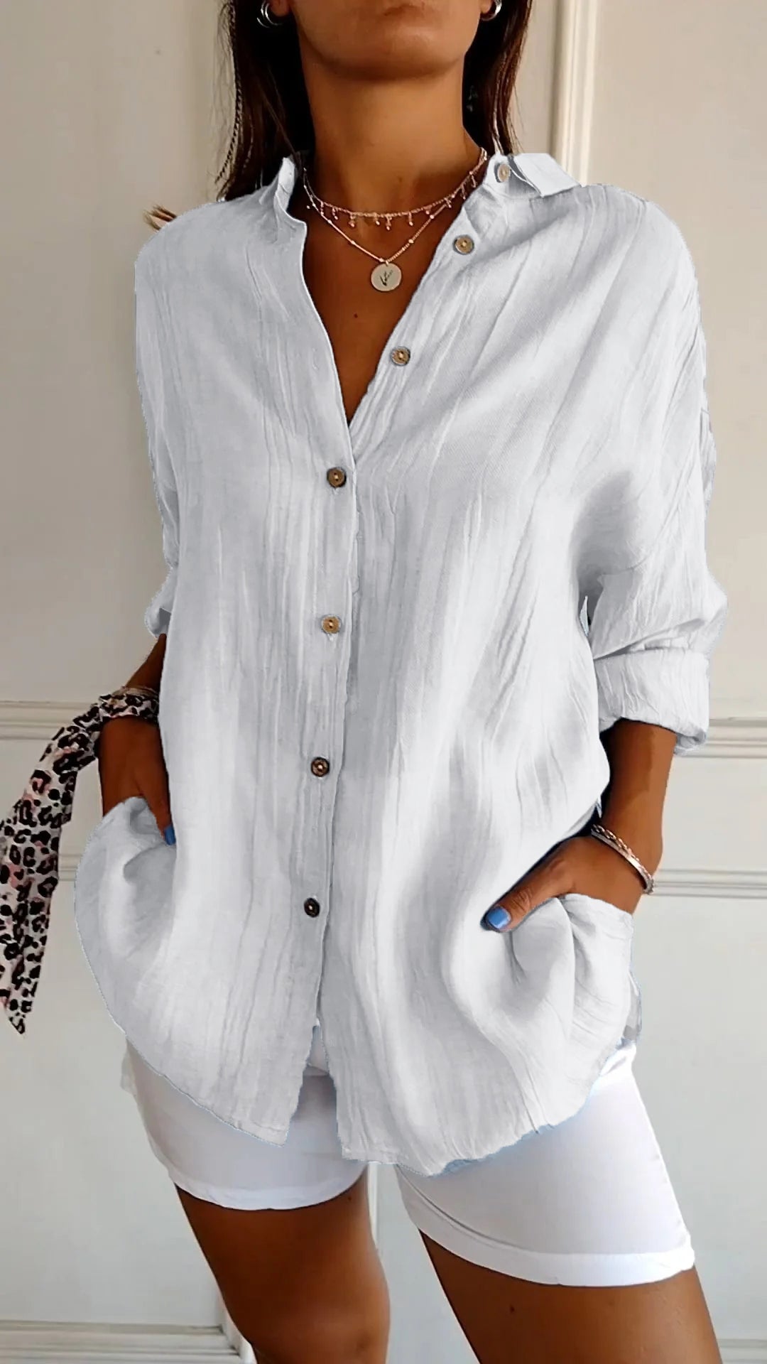 Madeline™ | Elegant Pleated Blouse