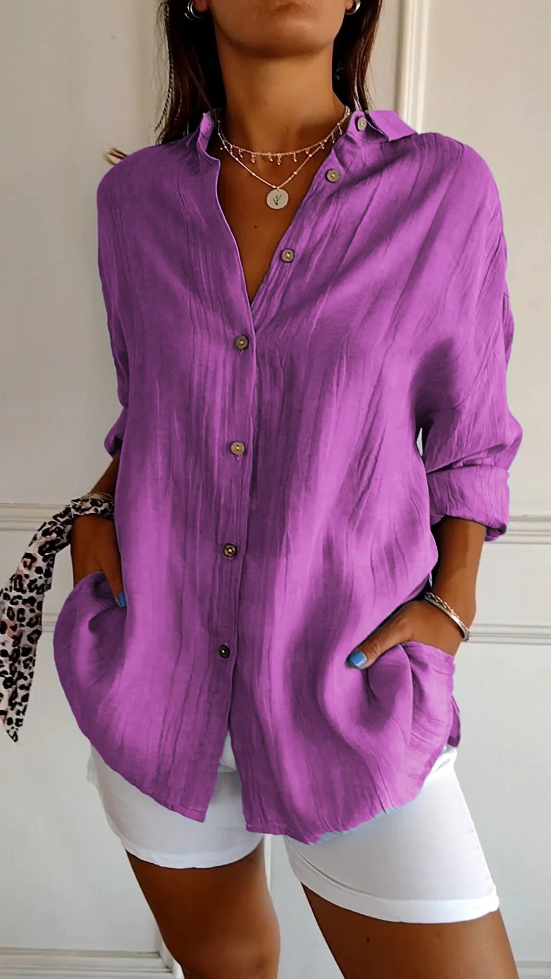 Madeline™ | Elegant Pleated Blouse