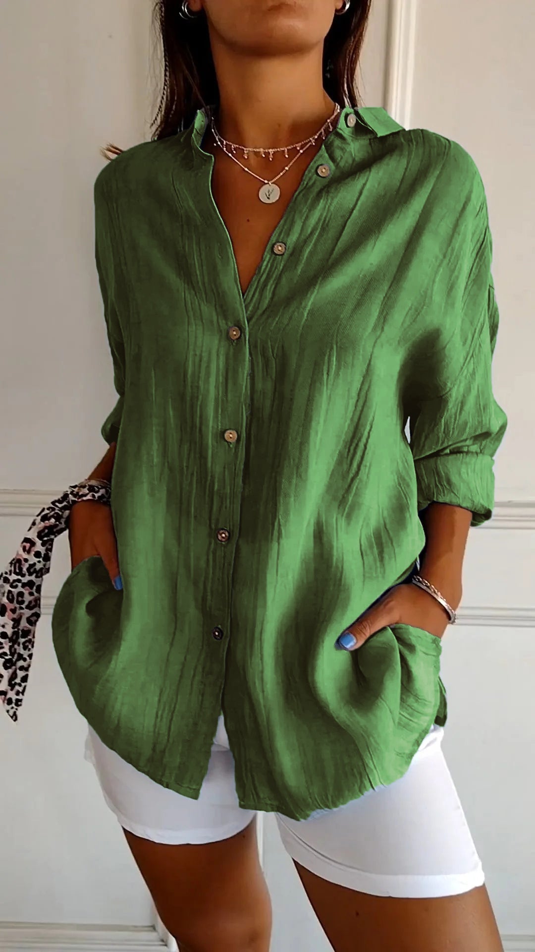 Madeline™ | Elegant Pleated Blouse
