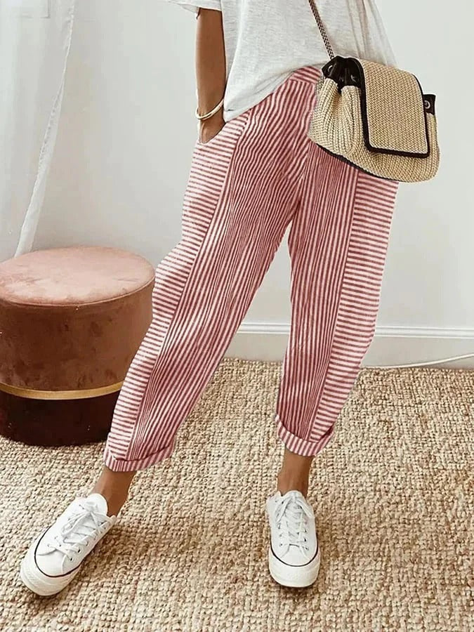 Leah™ | Striped Pants