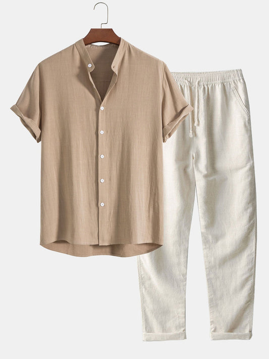 Ezra™ | Smart Summer Polo & Trousers Set