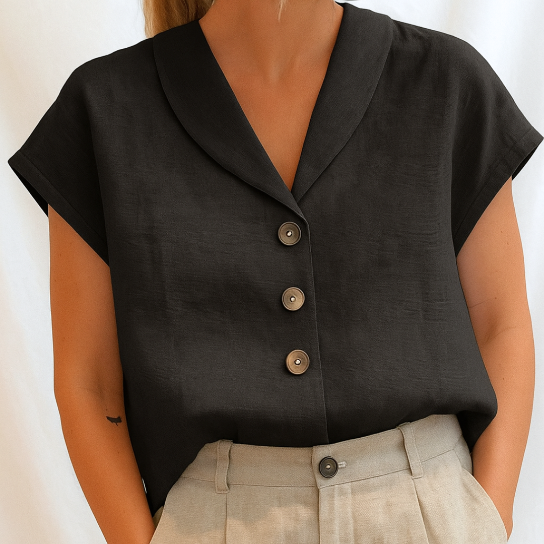 Lois™ | Elegant Solid Blouse