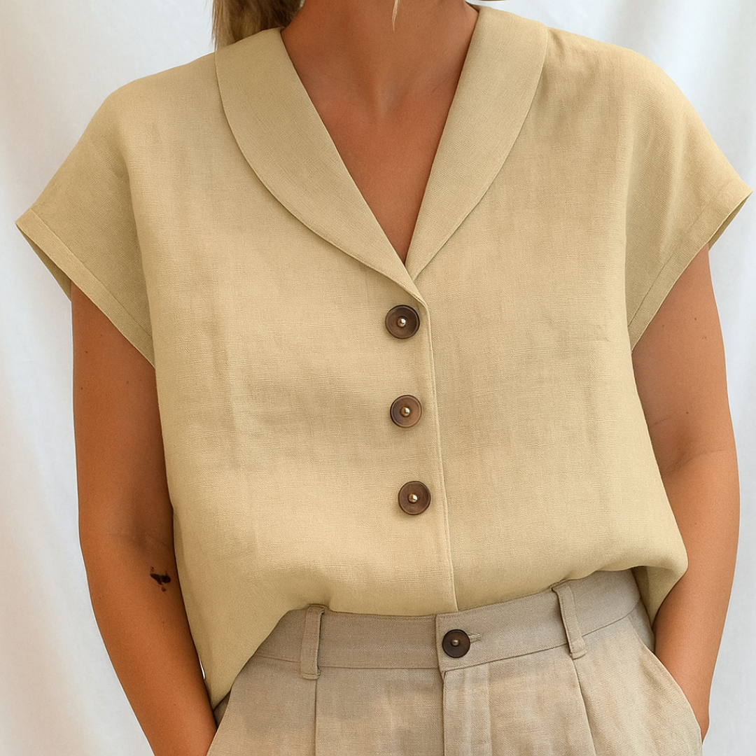 Lois™ | Elegant Solid Blouse