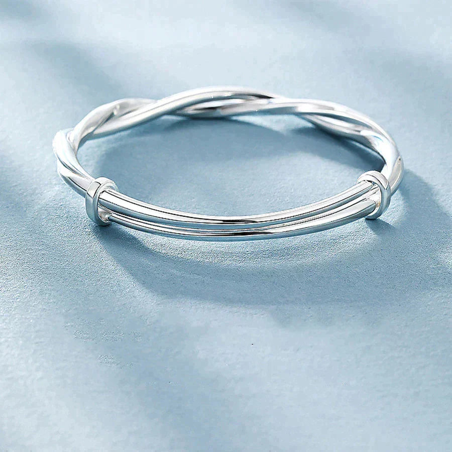 Eleanor™ | Twisted 925 Sterling Silver Bracelet