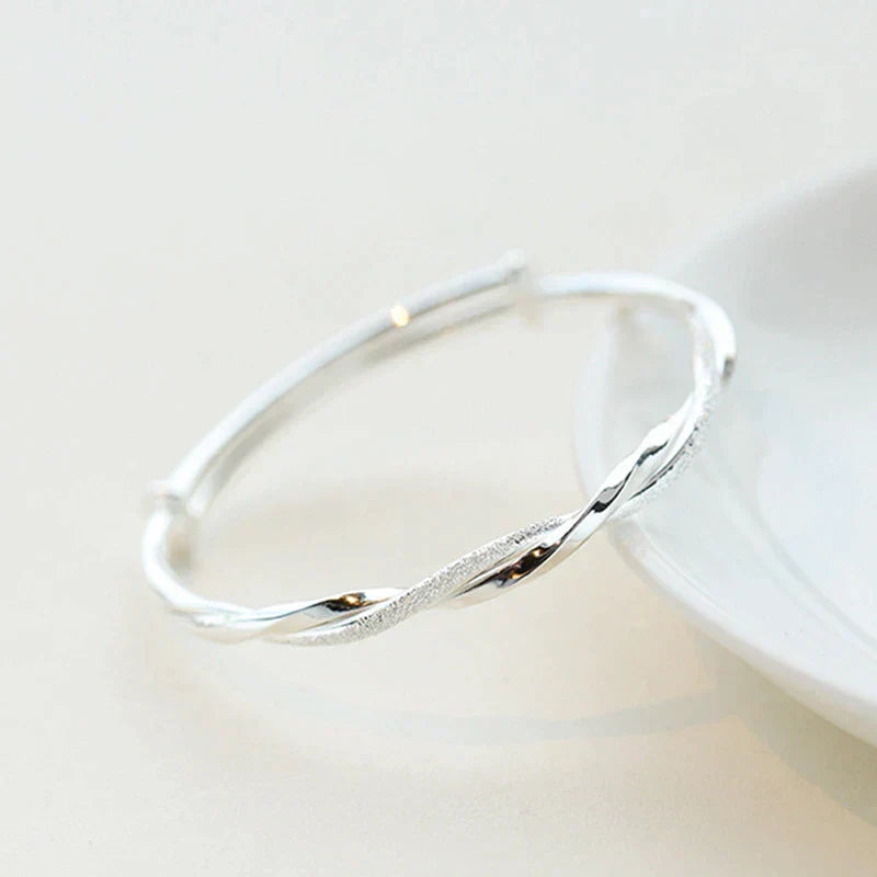 Eleanor™ | Twisted 925 Sterling Silver Bracelet