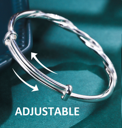 Eleanor™ | Twisted 925 Sterling Silver Bracelet