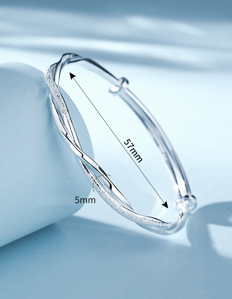 Eleanor™ | Twisted 925 Sterling Silver Bracelet