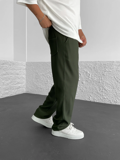 Wyatt™ | Ribbed Relaxed Fit Trousers