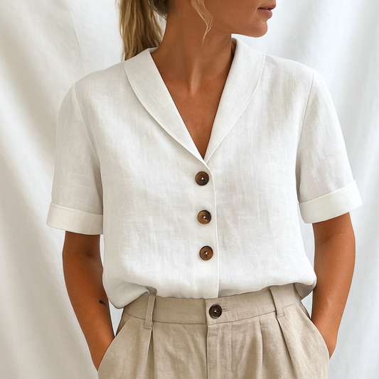 Lois™ | Elegant Solid Blouse