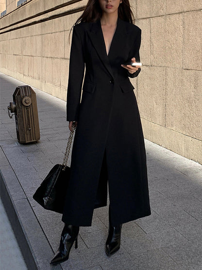 Lucy™ | Elegant Long Trench Coat