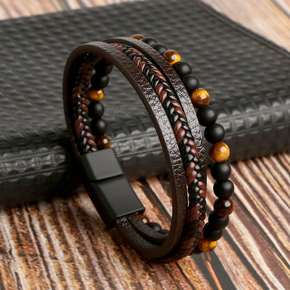 David™ | Premium Leather Bracelet Set