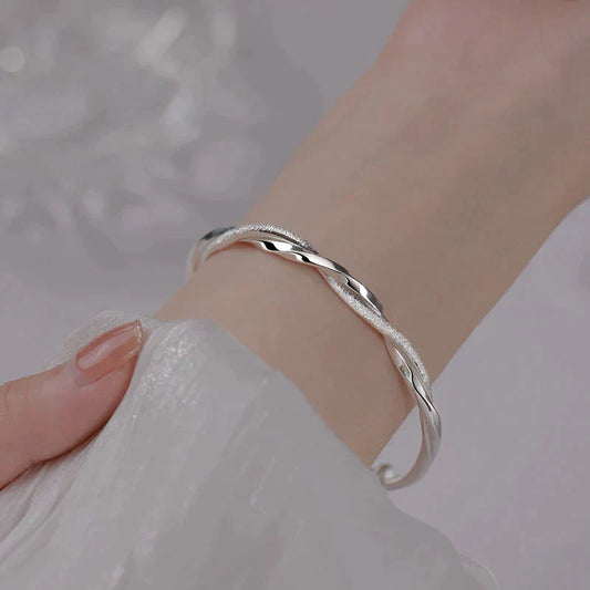 Eleanor™ | Twisted 925 Sterling Silver Bracelet