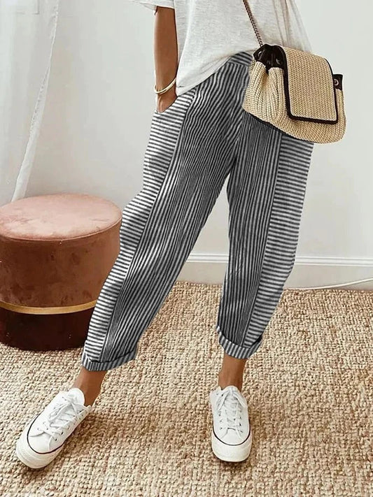 Leah™ | Striped Pants