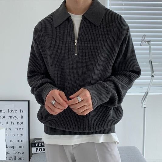 Michael™ | Sophisticated Half-Zip Sweater