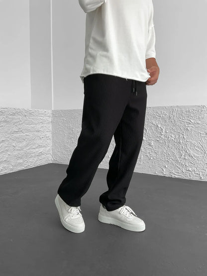 Wyatt™ | Ribbed Relaxed Fit Trousers