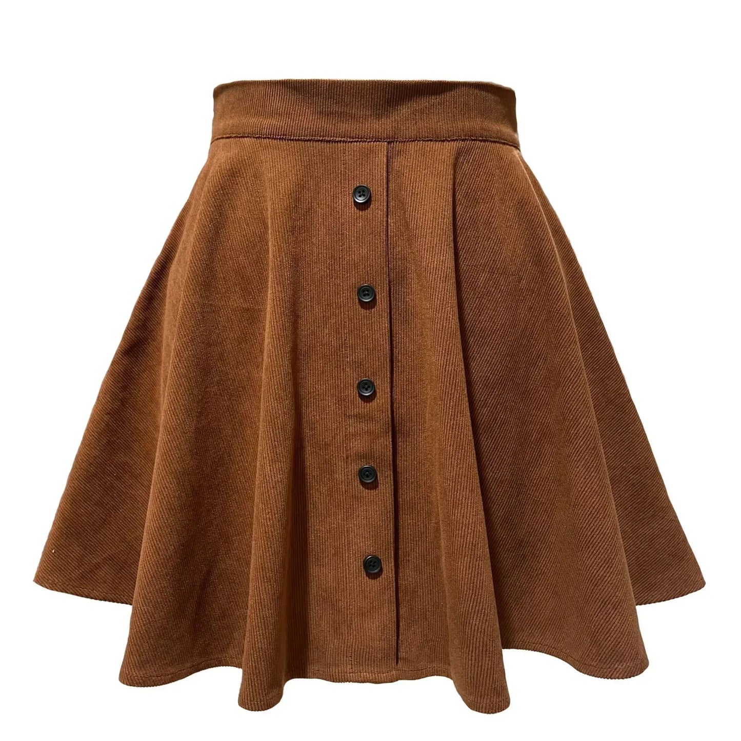 Savannah™ | High-Waist Corduroy Mini Skirt