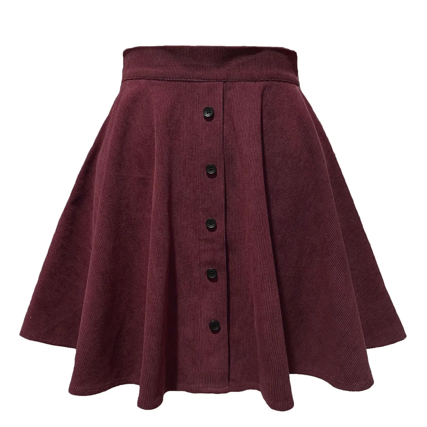 Savannah™ | High-Waist Corduroy Mini Skirt
