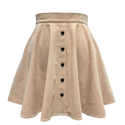Savannah™ | High-Waist Corduroy Mini Skirt