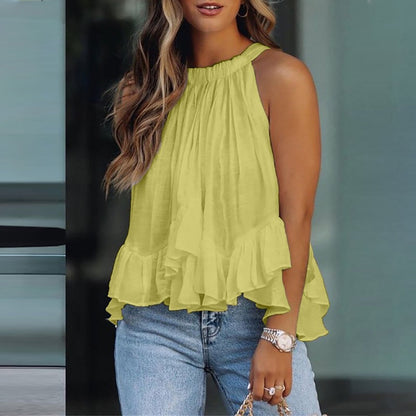 Sienna™  | Textured Ruffle Blouse