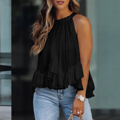 Sienna™  | Textured Ruffle Blouse