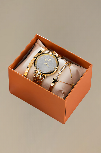 Violet™ | Luxury Watch & Bracelet Set
