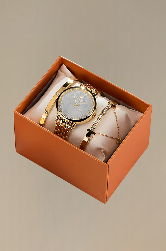 Violet™ | Luxury Watch & Bracelet Set