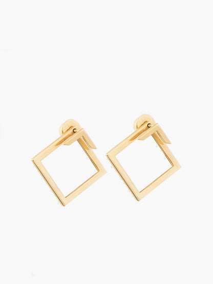 Abigail™ | Geometric Square Stud Earrings