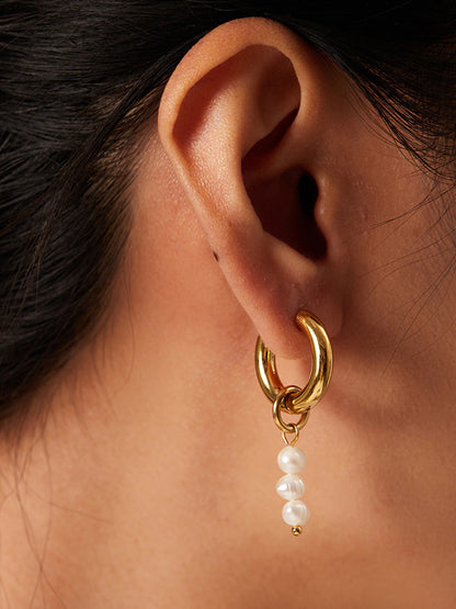 Sofia™ | Elegant Pearl Earrings