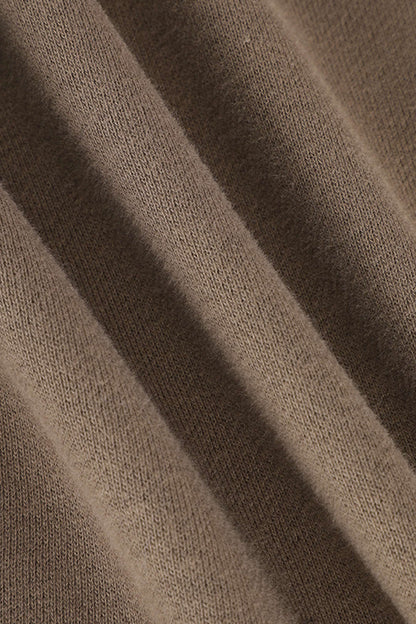 Mocha™ | Topstitching Cut-Out Hoodie