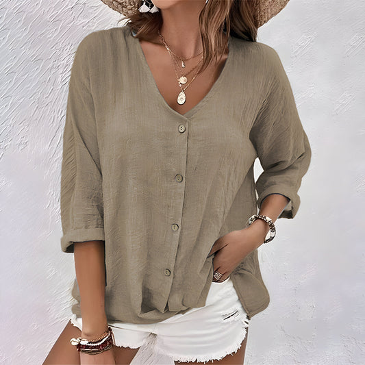Eva™ | Summer V-Neck T-Shirt